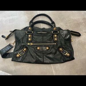 Authentic Balenciaga Black City Bag